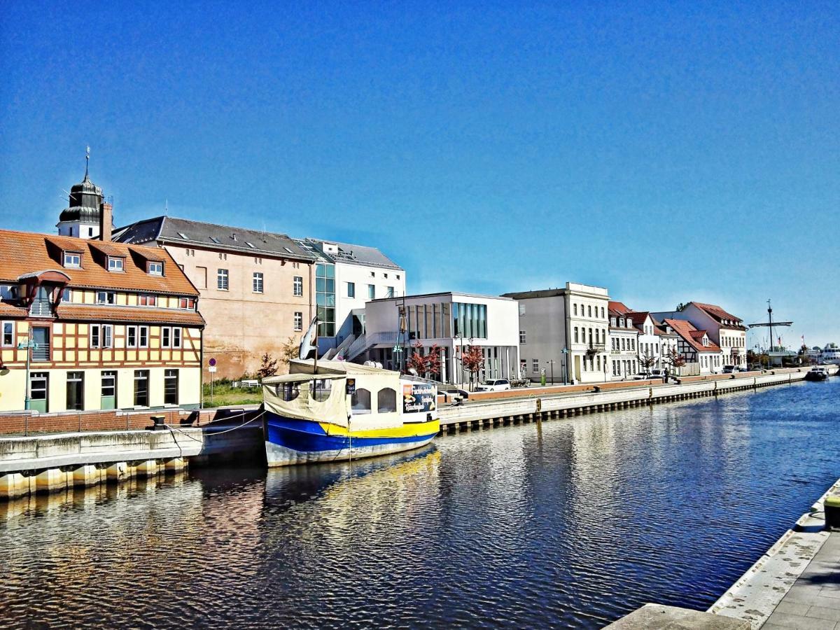 Ferienwohnung Am Ueckerpark Ueckermünde Buitenkant foto